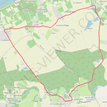 Itinéraire Track2012/12/26_14:36, distance, dénivelé, altitude, carte, profil, trace GPS