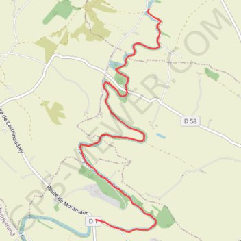 Itinéraire Borde Neuve - La Plancuille, distance, dénivelé, altitude, carte, profil, trace GPS