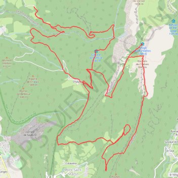Itinéraire Passières de Charminelle et arête sud de Chalves, distance, dénivelé, altitude, carte, profil, trace GPS