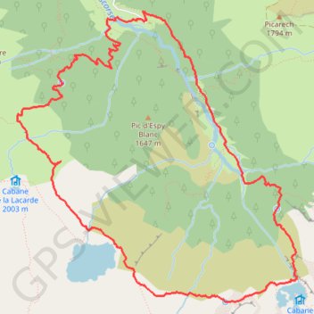 Itinéraire Étang de la Hillette et d'Alet par le Cirque de Cagateille, distance, dénivelé, altitude, carte, profil, trace GPS