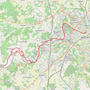 Itinéraire 2024-11-05-13-32-16, distance, dénivelé, altitude, carte, profil, trace GPS