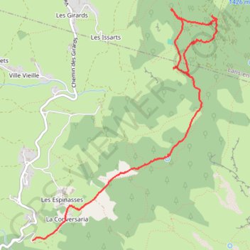 Itinéraire Montillet villard, distance, dénivelé, altitude, carte, profil, trace GPS