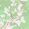Itinéraire Castelmoron-d'Albret par Caumont-Est, distance, dénivelé, altitude, carte, profil, trace GPS