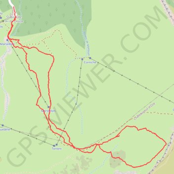Itinéraire 28 déc. 2020 à 14:18:18, distance, dénivelé, altitude, carte, profil, trace GPS