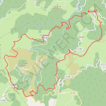 Itinéraire Le rocher de Gourdon, distance, dénivelé, altitude, carte, profil, trace GPS