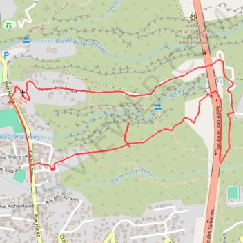Itinéraire Saint-Leu - Boucle Sentier Grand Étang - Sentier La Salette, distance, dénivelé, altitude, carte, profil, trace GPS