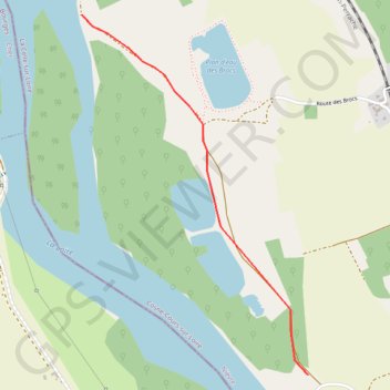 Itinéraire Les Brocs, circuit principal 4.28km, distance, dénivelé, altitude, carte, profil, trace GPS