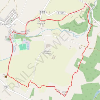 Itinéraire PARCOURS MARCHE 6KM, distance, dénivelé, altitude, carte, profil, trace GPS