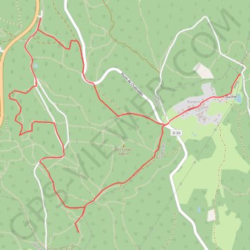 Itinéraire Pierres et Légendes - Sainte-Feyre, distance, dénivelé, altitude, carte, profil, trace GPS