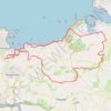 Itinéraire Plage du Vougo par Plouguerneau, distance, dénivelé, altitude, carte, profil, trace GPS