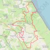 Itinéraire VTT 45km, distance, dénivelé, altitude, carte, profil, trace GPS