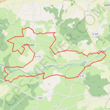 Itinéraire VTT 22kM, distance, dénivelé, altitude, carte, profil, trace GPS