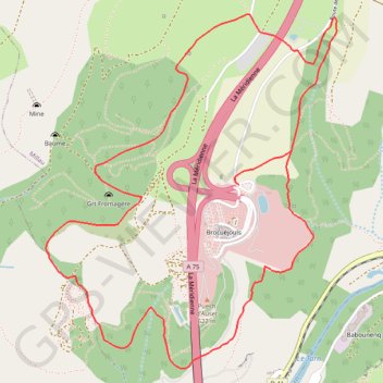 Itinéraire Le Viaduc de Millau, distance, dénivelé, altitude, carte, profil, trace GPS