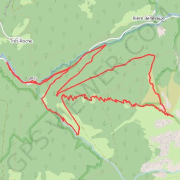 Itinéraire Couloir de Claret, prémices du Pécloz (Bauges), distance, dénivelé, altitude, carte, profil, trace GPS