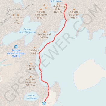 Itinéraire Grande Rocheuse, distance, dénivelé, altitude, carte, profil, trace GPS