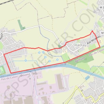 Itinéraire Salomé Hantay par le chemin des morts, distance, dénivelé, altitude, carte, profil, trace GPS
