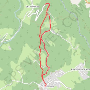 Itinéraire Belvédère des Maquisards - Prémanon, distance, dénivelé, altitude, carte, profil, trace GPS