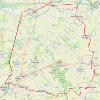 Itinéraire La Grande Boucle, distance, dénivelé, altitude, carte, profil, trace GPS