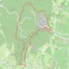 Itinéraire Les Tardys et Croix de Montmain - Verzé, distance, dénivelé, altitude, carte, profil, trace GPS