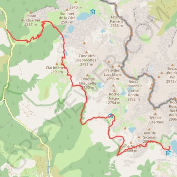 Itinéraire Chemin de l'énergie (jour 3), distance, dénivelé, altitude, carte, profil, trace GPS