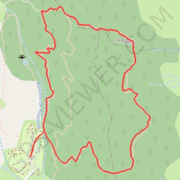 Itinéraire La forêt d'Octon, distance, dénivelé, altitude, carte, profil, trace GPS