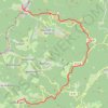 Itinéraire Traversée des Vosges - De Claquette à Ranrupt, distance, dénivelé, altitude, carte, profil, trace GPS