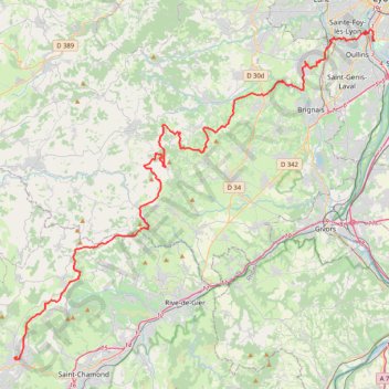 Itinéraire STLVTT_2019_71km, distance, dénivelé, altitude, carte, profil, trace GPS