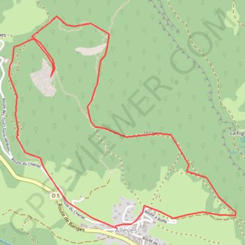 Itinéraire LES TOURS Saint JACQUES, distance, dénivelé, altitude, carte, profil, trace GPS