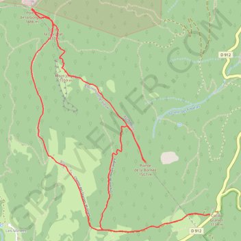 Itinéraire Traversée du Mont Joigny, de la Pointe de la Gorgeat à la Pointe de la Bornée, distance, dénivelé, altitude, carte, profil, trace GPS