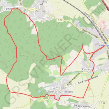 Itinéraire La maison bleue, distance, dénivelé, altitude, carte, profil, trace GPS