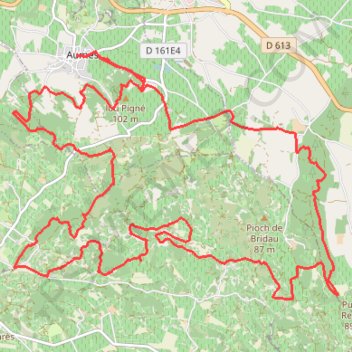 Itinéraire Aumes light, distance, dénivelé, altitude, carte, profil, trace GPS