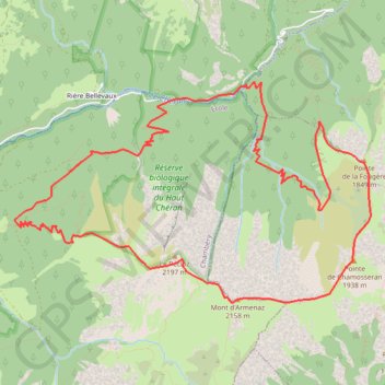 Itinéraire Mont Pecloz par les Arrêtes, distance, dénivelé, altitude, carte, profil, trace GPS
