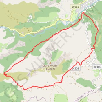Itinéraire Castellane, distance, dénivelé, altitude, carte, profil, trace GPS