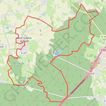 Itinéraire Saint-Sulpice-la-Forêt, distance, dénivelé, altitude, carte, profil, trace GPS