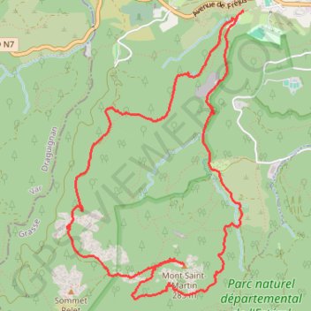 Itinéraire Vallon de Maupas, Maure Vieil, Mont Saint-Martin, piste des Œufs de Bouc, distance, dénivelé, altitude, carte, profil, trace GPS
