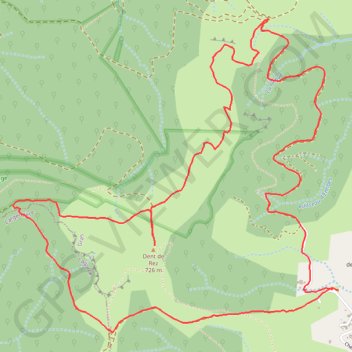 Itinéraire Dent de Rez, distance, dénivelé, altitude, carte, profil, trace GPS