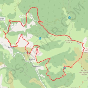 Itinéraire Tour du Fourcat avec Benjamin😁👍Et glagla en haut -10 🥶🥶, distance, dénivelé, altitude, carte, profil, trace GPS