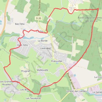 Itinéraire Rando la loutre, distance, dénivelé, altitude, carte, profil, trace GPS