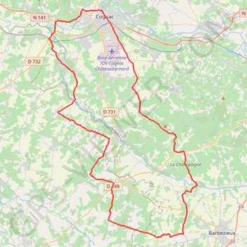 Itinéraire N°169 GC-16262529, distance, dénivelé, altitude, carte, profil, trace GPS