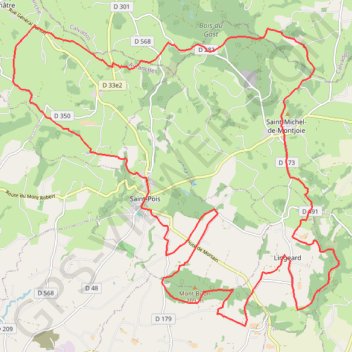 Itinéraire Vallée de la Sée - Des sources à la rivière, distance, dénivelé, altitude, carte, profil, trace GPS