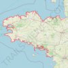 Itinéraire Sentier des douaniers, distance, dénivelé, altitude, carte, profil, trace GPS
