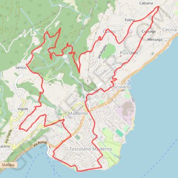 Itinéraire XTerra Italia VTT, distance, dénivelé, altitude, carte, profil, trace GPS