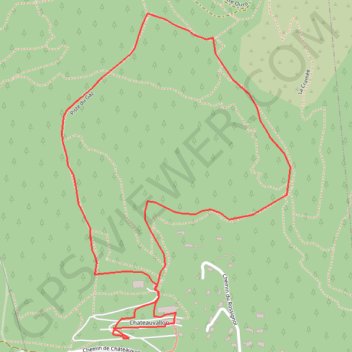 Itinéraire Châteauvallon - Ruisseau, distance, dénivelé, altitude, carte, profil, trace GPS