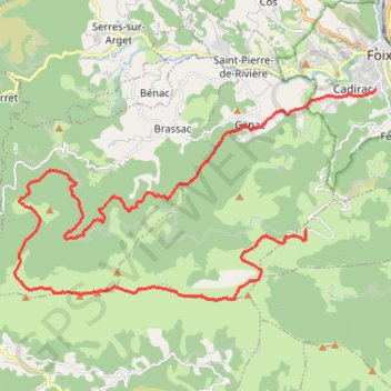 Itinéraire Prat d'Albis, distance, dénivelé, altitude, carte, profil, trace GPS