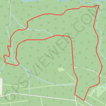 Itinéraire Saint-Hubert - Les Abanages (SH03), distance, dénivelé, altitude, carte, profil, trace GPS