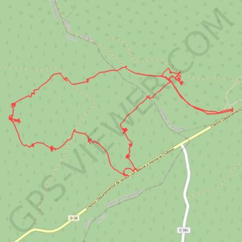 Itinéraire Fontaines Mortier et Cristalline, distance, dénivelé, altitude, carte, profil, trace GPS