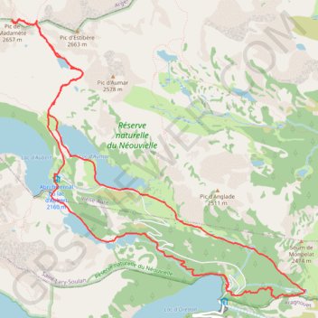 Itinéraire Pic de Madamète, distance, dénivelé, altitude, carte, profil, trace GPS