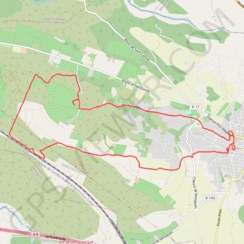 Itinéraire 2016-10-03 12:25:33, distance, dénivelé, altitude, carte, profil, trace GPS