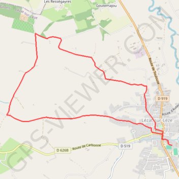 Itinéraire Circuit des Vignes, distance, dénivelé, altitude, carte, profil, trace GPS