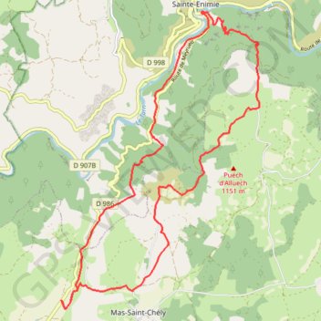 Itinéraire La draille du Languedoc, distance, dénivelé, altitude, carte, profil, trace GPS